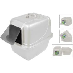 Van Ness Enclosed Cat Litter Pan -Cat Supplies 70449 PT2. AC SS1800 V1537472533