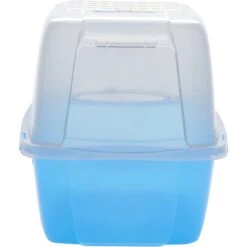 Van Ness Translucent Enclosed Cat Litter Pan -Cat Supplies 70455 PT2. AC SS1800 V1536765007