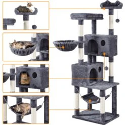 Yaheetech 73-in Multi-Level Cat Tree -Cat Supplies 705038 PT3. AC SS1800 V1686153351