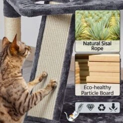 Yaheetech 76-in Multi-Level Cat Tree -Cat Supplies 705062 PT7. AC SS1800 V1686153688