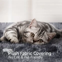 Yaheetech 76.5-in Tree With 3 Condos Cat Tree -Cat Supplies 705086 PT6. AC SS1800 V1686153900