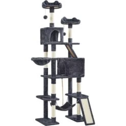 Yaheetech 82.5-in Multi-Level Tree Condo With 2 Foam Edge Perches Cat Tree -Cat Supplies 705110 PT1. AC SS1800 V1668547435