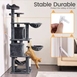 Yaheetech 69-in 4-Level Plush Cat Tree -Cat Supplies 705134 PT8. AC SS1800 V1686153899