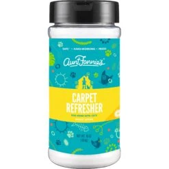 Aunt Fannie's Bright Lemon Scented Cat Carpet Deodorizer, 16-oz Bottle