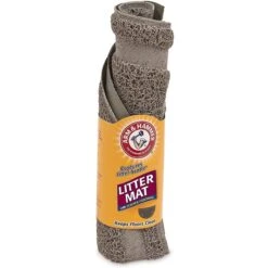 Arm & Hammer Half Circle Cat Litter Mat, Pearl Tan -Cat Supplies 70701 PT2. AC SS1800 V1475099956