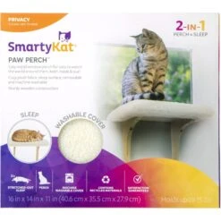 Petlinks SmartyKat Paw Perch Padded Indoor Cat Window Perch -Cat Supplies 713011 PT6. AC SS1800 V1669239521