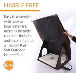K&H Pet Products Outdoor Heated Multi-Kitty A-Frame House -Cat Supplies 72246 PT5. AC SS1800 V1678737229