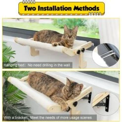 Coziwow Indoor Hammock For Window Cat Perch, White -Cat Supplies 731022 PT2. AC SS1800 V1670279325