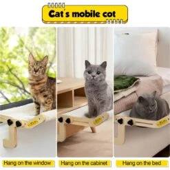 Coziwow Indoor Hammock For Window Cat Perch, White -Cat Supplies 731022 PT8. AC SS1800 V1688649000