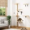 Coziwow 69-in Wall Mounted Shelf Climbing Cat Tree