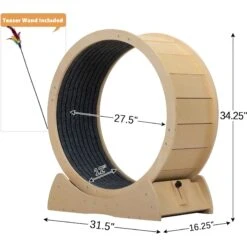 Coziwow Exercise Wheel With Lock & Teaser Cat Treadmill -Cat Supplies 731054 PT1. AC SS1800 V1686337937