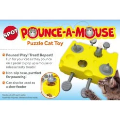 Ethical Pet Pounce A Mouse Treat Dispensing Cat Toy, Yellow 7 Ethical Pet Pounce A Mouse Treat Dispensing Cat Toy, Yellow -Cat Supplies 736558 PT2. AC SS1800 V1683657545