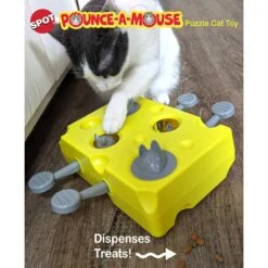 Ethical Pet Pounce A Mouse Treat Dispensing Cat Toy, Yellow 9 Ethical Pet Pounce A Mouse Treat Dispensing Cat Toy, Yellow -Cat Supplies 736558 PT4. AC SS1800 V1683292715