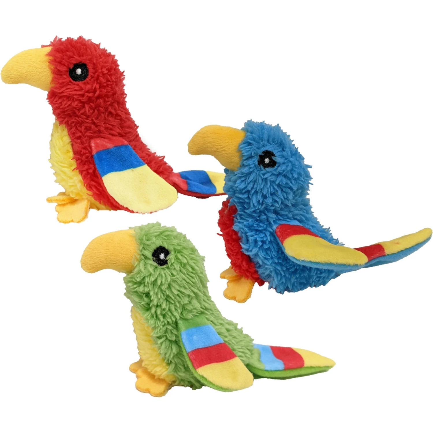 Ethical Pet Love The Earth Parrot Plush Cat Toy With Catnip, Assorted 1 Ethical Pet Love The Earth Parrot Plush Cat Toy With Catnip, Assorted