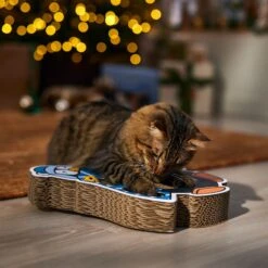 Frisco Holiday Penguin Interactive Maze & Scratch Cardboard Cat Toy With Catnip -Cat Supplies 739766 PT4. AC SS1800 V1695046873