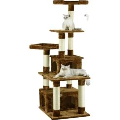 Go Pet Club 67-in Faux Fur Cat Tree & Condo -Cat Supplies 74018 PT2. AC SS1800 V1702056823