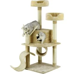 Go Pet Club 55-in Slide Cat Tree -Cat Supplies 74037 PT4. AC SS1800 V1510350696