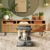 Cat Craft 3 Tier Plush Scratch & Lounge Cat Tree Habitat, Grey, Medium