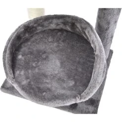 Cat Craft 3 Tier Plush Scratch & Lounge Cat Tree Habitat, Grey, Medium -Cat Supplies 744702 PT4. AC SS1800 V1689974547