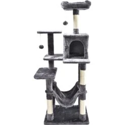Cat Craft 7 Level Plush & Sisal Cat Activity Cat Tree Habitat, Gray, X-Large 11 Cat Craft 7 Level Plush & Sisal Cat Activity Cat Tree Habitat, Gray, X-Large -Cat Supplies 744734 PT3. AC SS1800 V1689974536