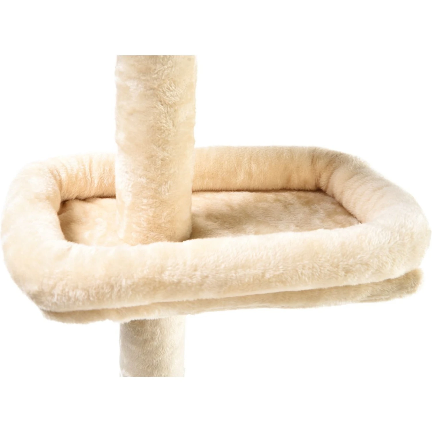 Cat Craft 4-Level Adjustable Climbing & Perch Cat Tree With Bolstered Cat Bed, Cream, X-Large 5 Cat Craft 4-Level Adjustable Climbing & Perch Cat Tree With Bolstered Cat Bed, Cream, X-Large - Image 5