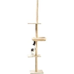 Cat Craft 4-Level Adjustable Climbing & Perch Cat Tree With Bolstered Cat Bed, Cream, X-Large 13 Cat Craft 4-Level Adjustable Climbing & Perch Cat Tree With Bolstered Cat Bed, Cream, X-Large -Cat Supplies 744830 PT6. AC SS1800 V1674080180