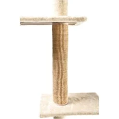 Cat Craft 4-Level Adjustable Climbing & Perch Cat Tree With Scratch Mat Post, Cream, X-Large -Cat Supplies 744846 PT4. AC SS1800 V1674080467