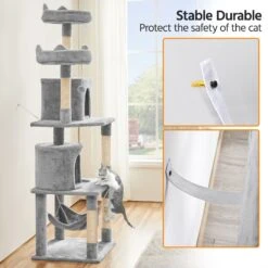 Yaheetech 70.5-inch Multi Level Sisal Cat Tree -Cat Supplies 746934 PT7. AC SS1800 V1671647326