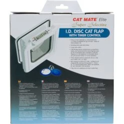 Cat Mate Elite Super Selective I.D. Disc Cat Flap -Cat Supplies 75297 PT2. AC SS1800 V1485794259