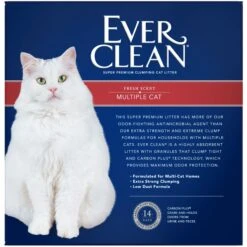 Ever Clean Multi-Cat Fresh Scented Clumping Clay Cat Litter -Cat Supplies 75543 PT4. AC SS1800 V1556635066