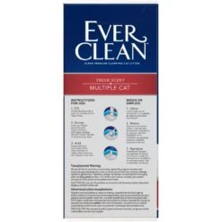 Ever Clean Multi-Cat Fresh Scented Clumping Clay Cat Litter -Cat Supplies 75543 PT6. AC SS1800 V1556635023