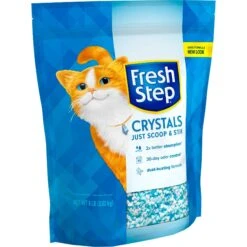 Fresh Step Fresh Scented Non-Clumping Crystal Cat Litter -Cat Supplies 75545 PT4. AC SS1800 V1694464735