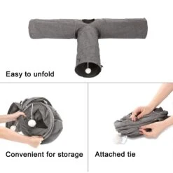 Ownpets T Shape Tunnel Cat Toy -Cat Supplies 759094 PT4. AC SS1800 V1674512017