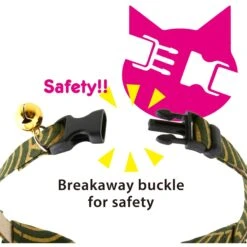 Necoichi Bandana Cat Collar With Air Tag Pocket, One Size -Cat Supplies 759454 PT3. AC SS1800 V1682709787