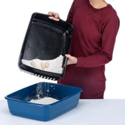 Ferplast Ariel Plus Litter Box With Litter Guard -Cat Supplies 762358 PT2. AC SS1800 V1677250009