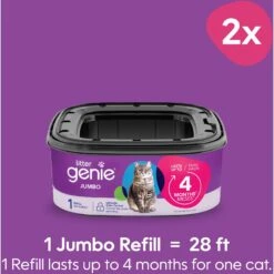 Litter Genie Jumbo Refill -Cat Supplies 768326 PT1. AC SS1800 V1698848332