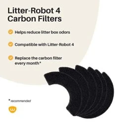 Litter-Robot-4 Carbon Filters -Cat Supplies 769566 PT2. AC SS1800 V1678457701