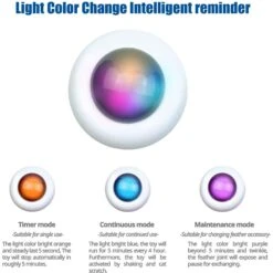 Shele UFO Interactive Cat Toy, White, Small -Cat Supplies 771318 PT3. AC SS1800 V1676063016