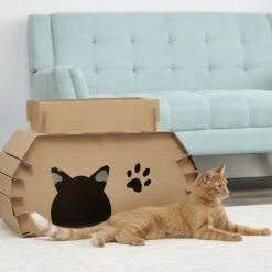 Carlson Pet Products Cat Camper & Scratcher -Cat Supplies 778382 PT2. AC SS1800 V1676490268