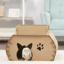 Carlson Pet Products Cat Camper & Scratcher -Cat Supplies 778382 PT3. AC SS1800 V1676490267