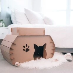 Carlson Pet Products Cat Camper & Scratcher -Cat Supplies 778382 PT4. AC SS1800 V1676490270