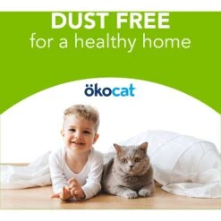 Okocat Dust-Free Unscented Non-Clumping Paper Pellet Cat Litter -Cat Supplies 78964 PT6. AC SS1800 V1588887373