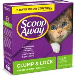 Scoop Away Clump & Lock Scented Clumping Clay Cat Litter -Cat Supplies 80310 PT8. AC SS1800 V1586179750