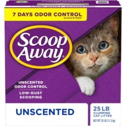 Scoop Away Unscented Clumping Clay Cat Litter -Cat Supplies 80311 PT4. AC SS1800 V1694463482
