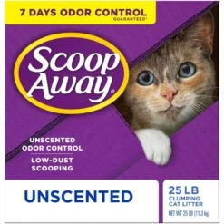 Scoop Away Unscented Clumping Clay Cat Litter -Cat Supplies 80311 PT5. AC SS1800 V1694458885
