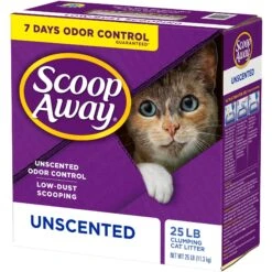 Scoop Away Unscented Clumping Clay Cat Litter -Cat Supplies 80311 PT8. AC SS1800 V1586456851