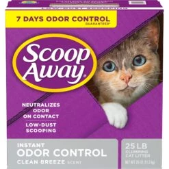 Scoop Away Clean Breeze Scented Clumping Clay Cat Litter 12 Scoop Away Clean Breeze Scented Clumping Clay Cat Litter -Cat Supplies 80313 PT4. AC SS1800 V1694465214