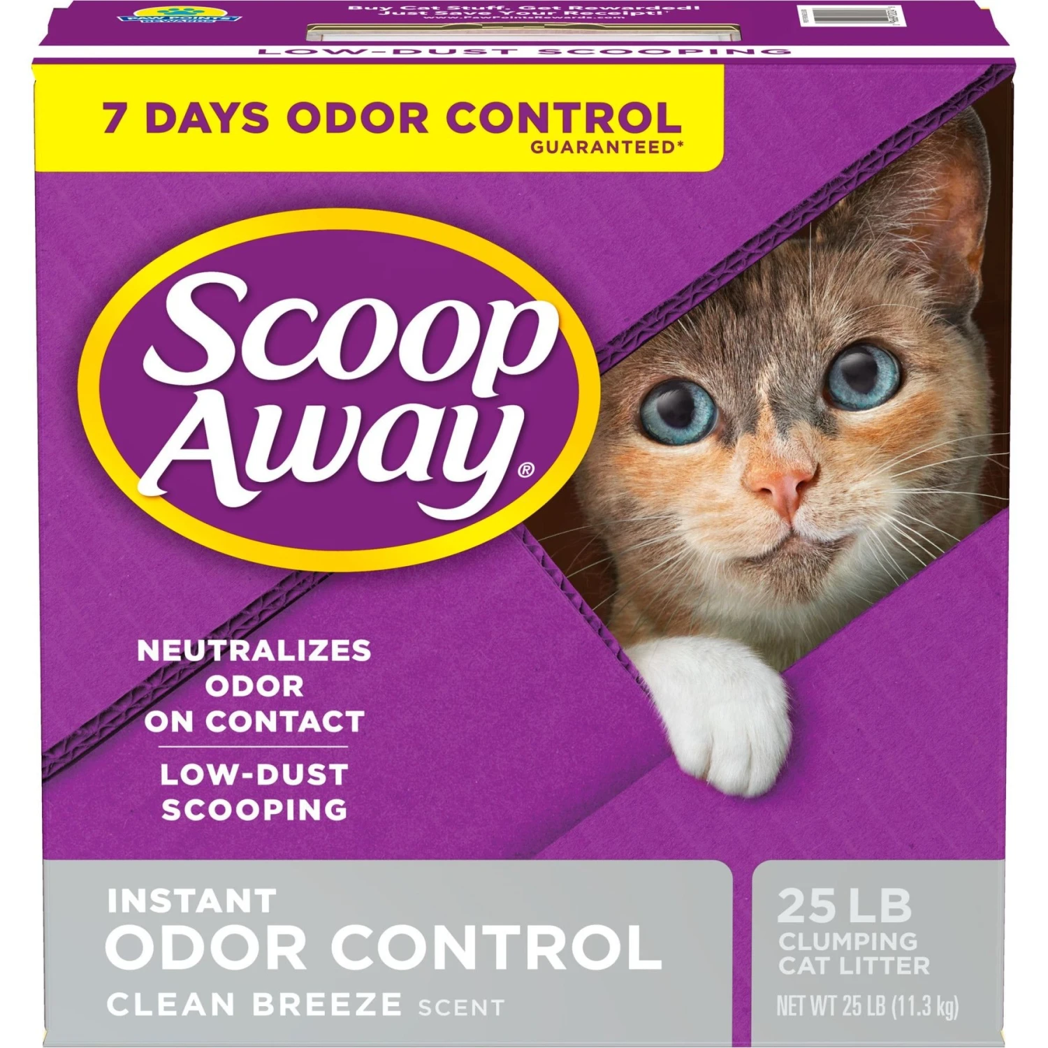 Scoop Away Clean Breeze Scented Clumping Clay Cat Litter 5 Scoop Away Clean Breeze Scented Clumping Clay Cat Litter - Image 5