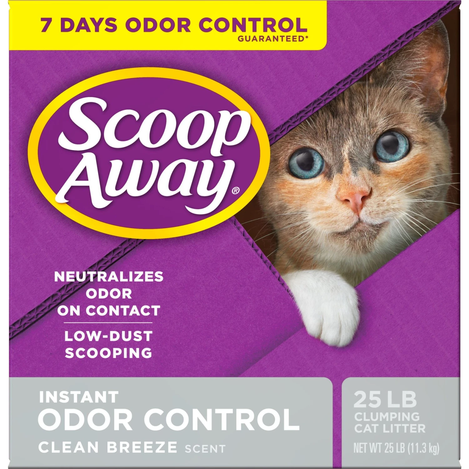 Scoop Away Clean Breeze Scented Clumping Clay Cat Litter 6 Scoop Away Clean Breeze Scented Clumping Clay Cat Litter - Image 6
