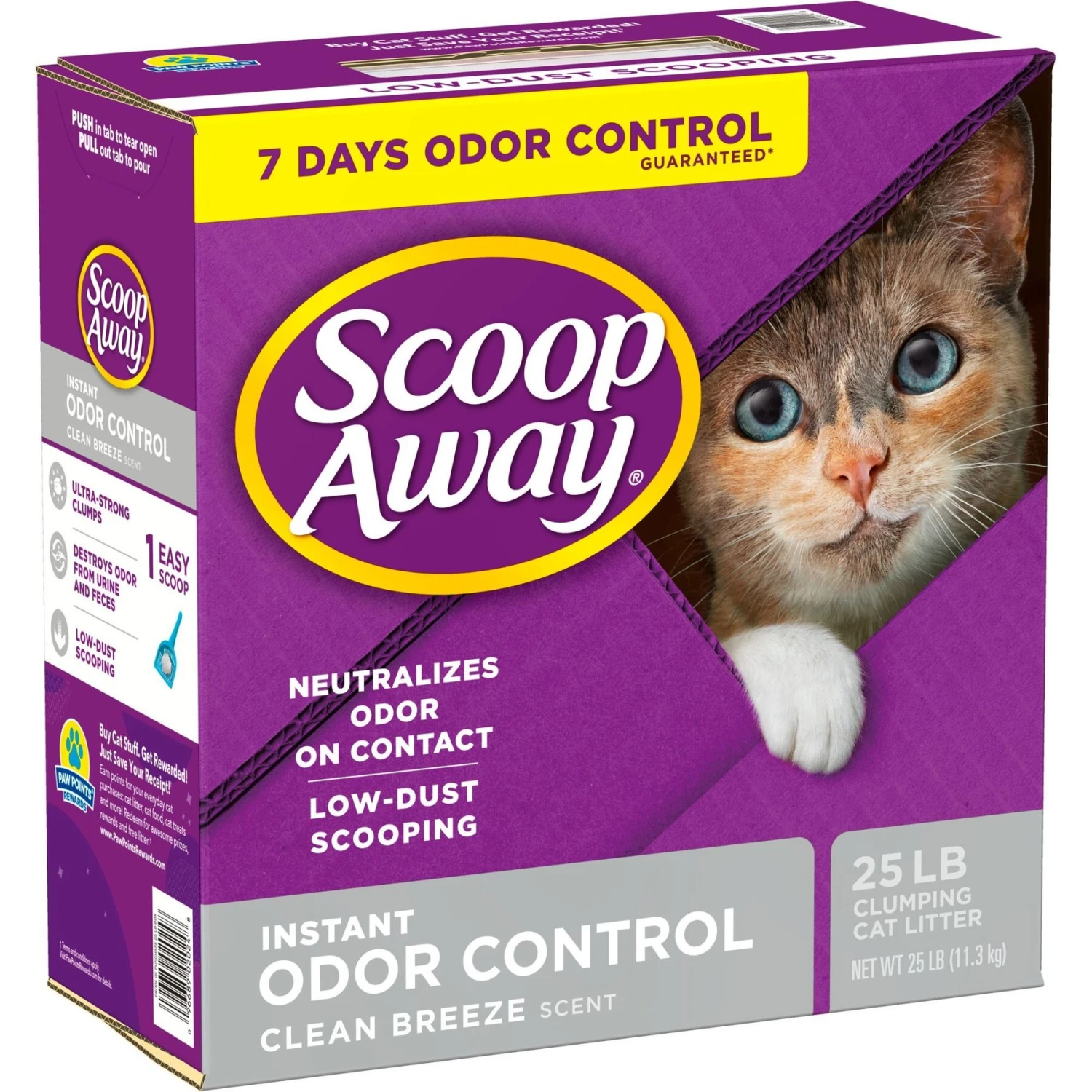Scoop Away Clean Breeze Scented Clumping Clay Cat Litter 7 Scoop Away Clean Breeze Scented Clumping Clay Cat Litter - Image 7